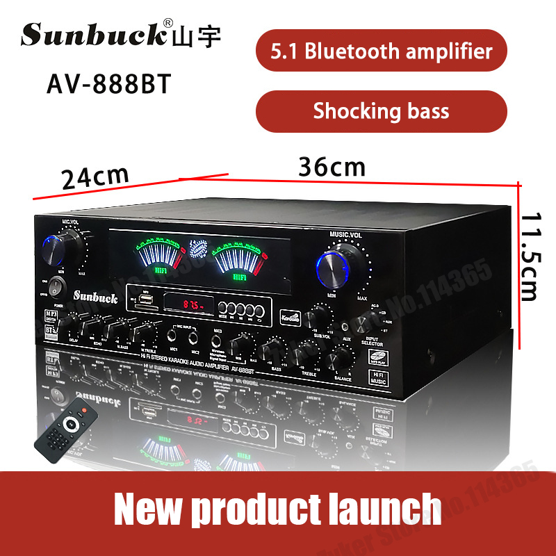 888BT 999BT Dual Dynamic Scree - Home Cinema Receiver 评论和价格
