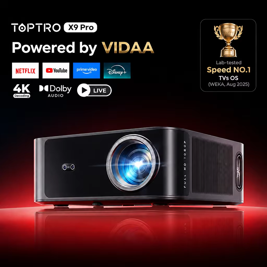 Toptro Projector True 920ANSI  - Netflix Home Cinema 评论和价格