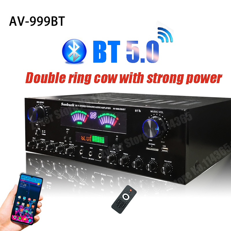 HiFi Digital Bluetooth Amplifi - Home Cinema Receiver 评论和价格