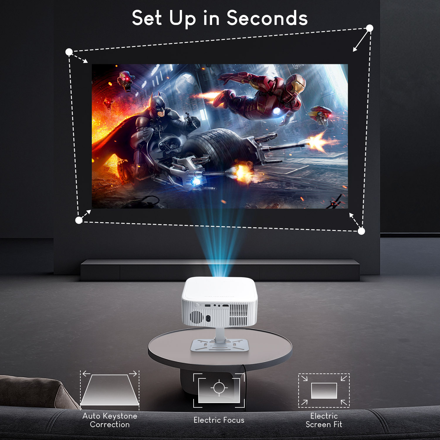 Salange Netflix Projector P92M - Netflix Home Cinema 评论和价格