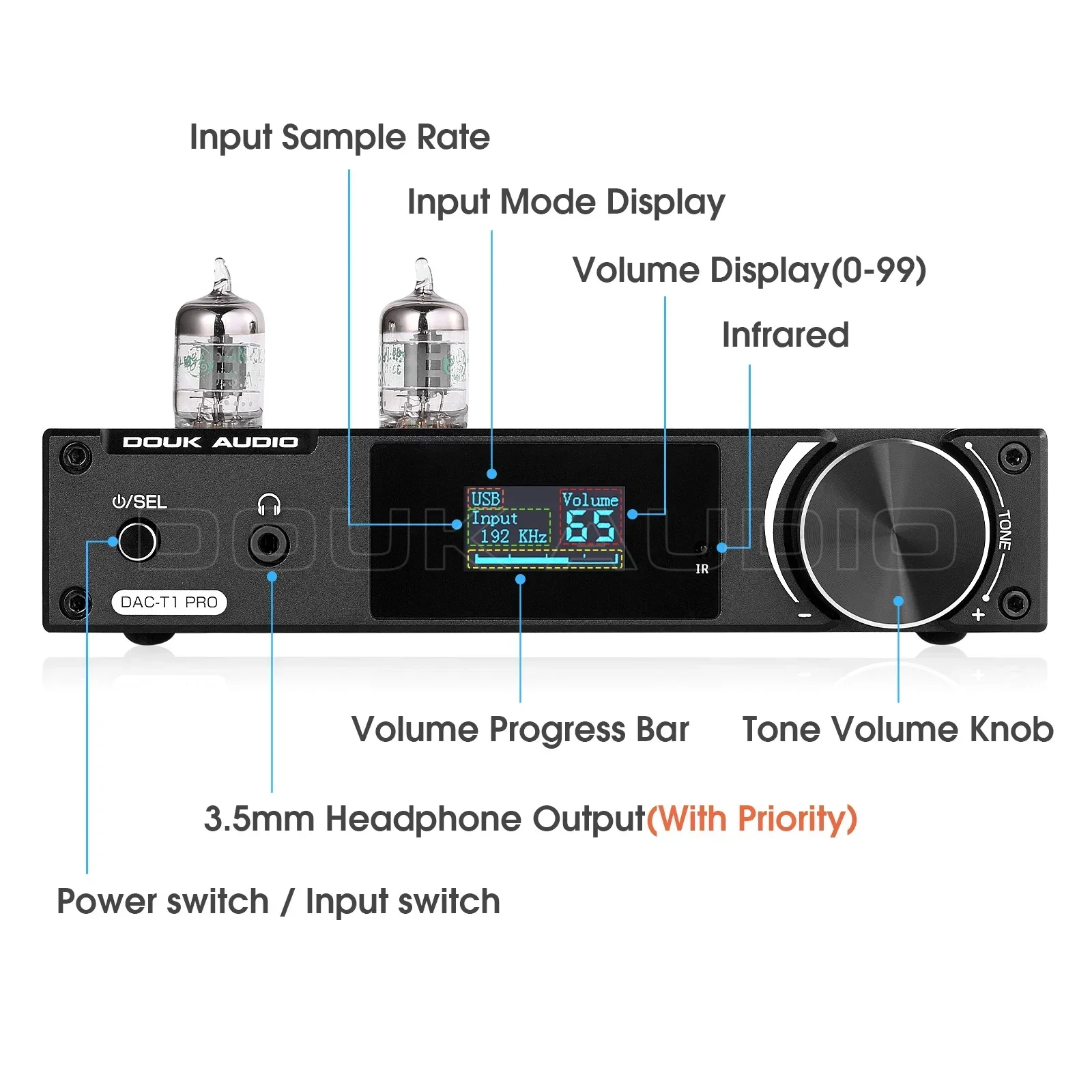 Douk Audio HiFi JAN5654 Tube P - Home Cinema Receiver 评论和价格