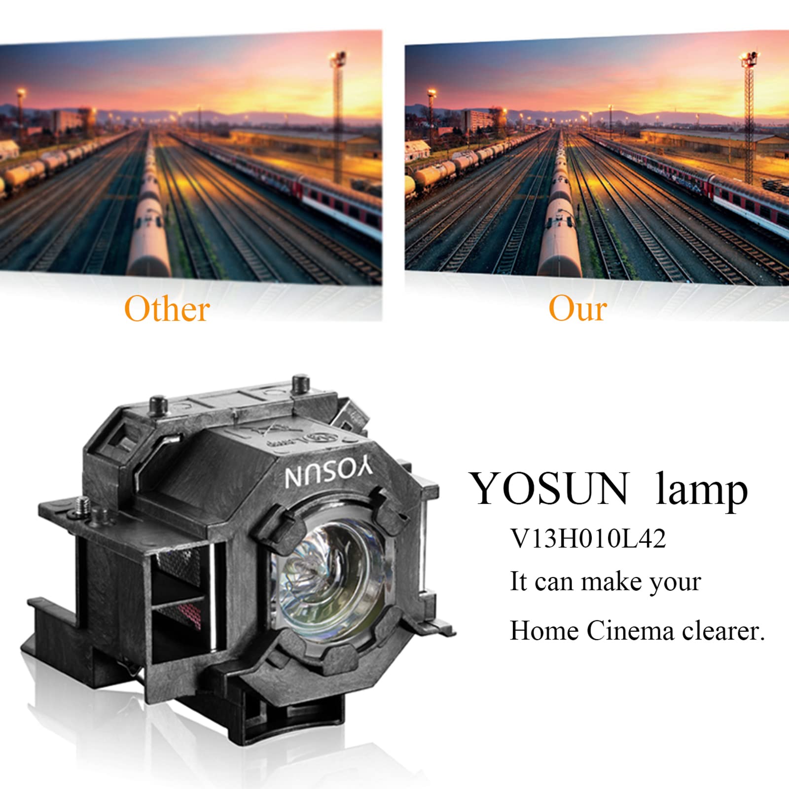 v13h010l42 Projector Bulb for  - Home Cinema Epson 评论和价格
