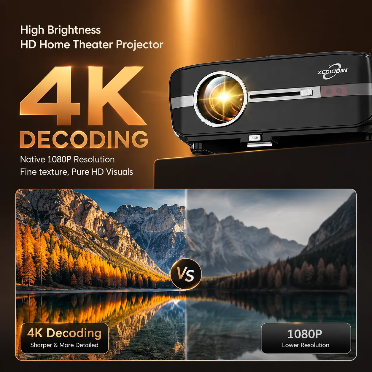 Official Google TV 4K Projecto - Netflix Home Cinema 评论和价格