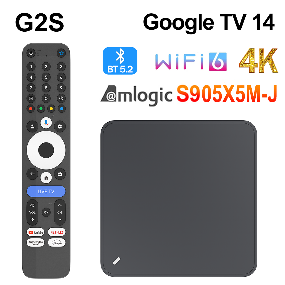 G2S GTV TV BOX GoogleTV 14 Aml - Netflix Home Cinema 评论和价格