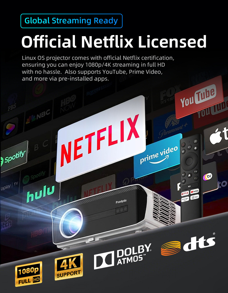 Native 1080P 1850ANSI Beam Por - Netflix Home Cinema 评论和价格