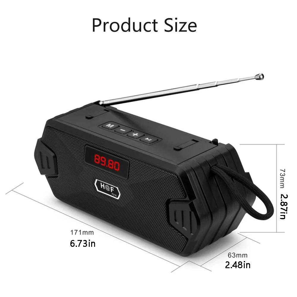Bass Hifi Outdoor Portable Aux - Home Cinema Receiver 评论和价格