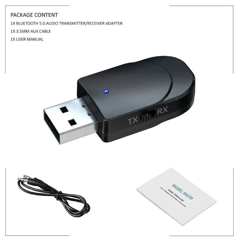 KN330 3in1 USB EDR Bluetooth 5 - Home Cinema Receiver 评论和价格