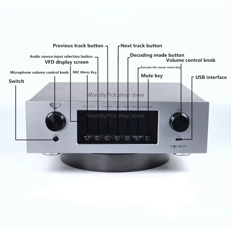 Home Theater Karaoke Amplifier - Home Cinema Receiver 评论和价格